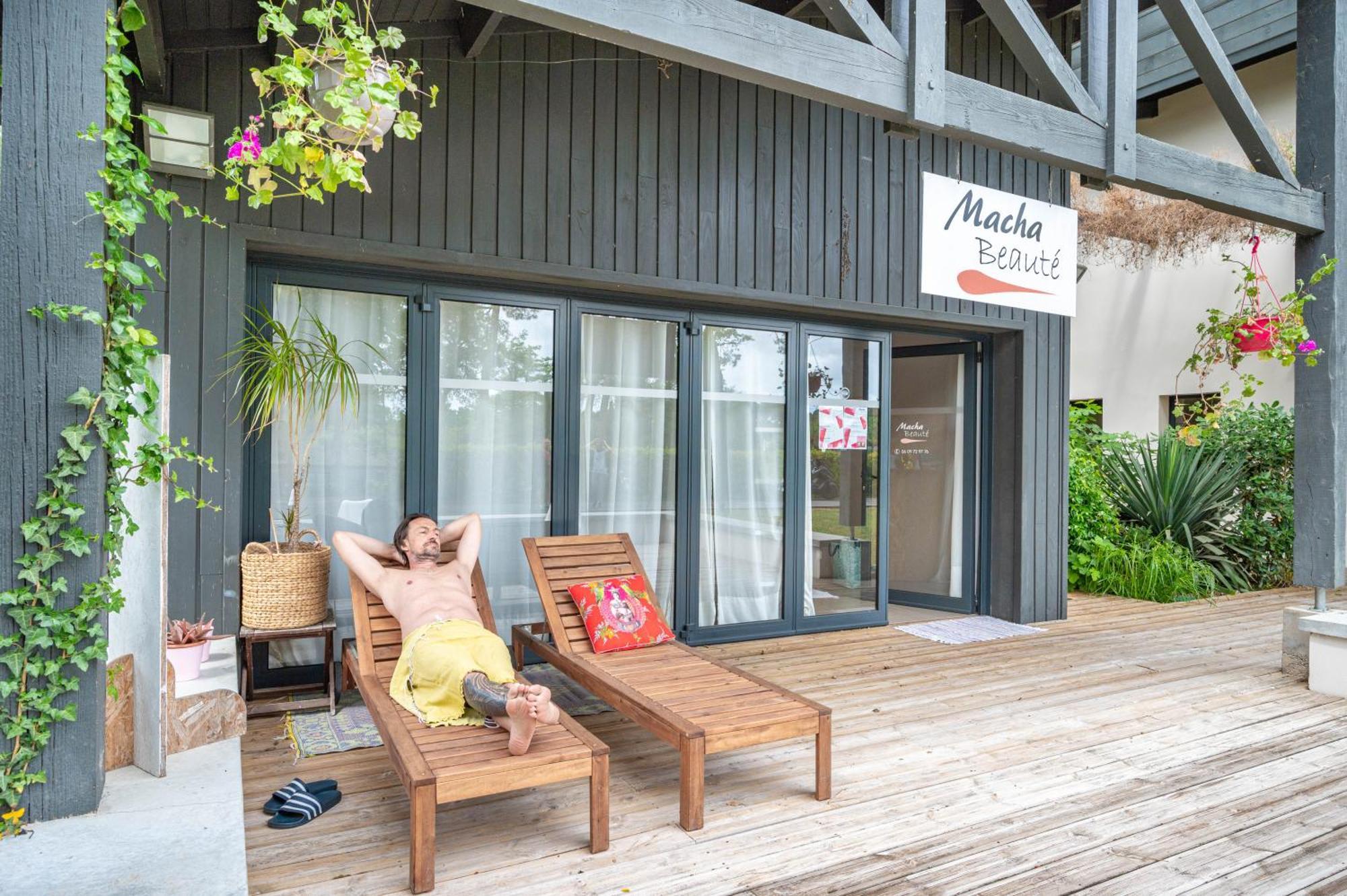 Camping-Village Vacances Les Deux Etangs Seignosse Exterior photo